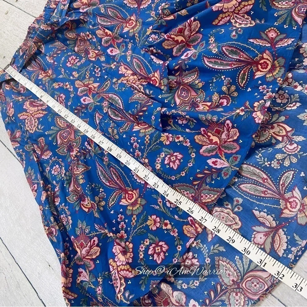 J.Crew Liberty floral 2 piece top + ruffle skirt set *shop@iamwarrior